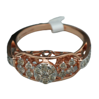 14cts stamp hallmark rose gold ring best gold engagement band