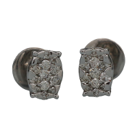 14 carat stamp dubai gold 0.6cm stud haldi earrings fine craftsmanship gold