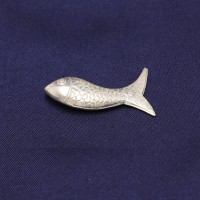 Mini Silver Fish Figurine – 4.3 cm Length | 4.6g Handcrafted Lucky Decorative Showpiece