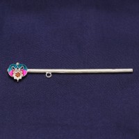 Handcrafted Silver Flute (Bansuri) – 10.4 cm Length | 6.4g Decorative Krishna Style Idol